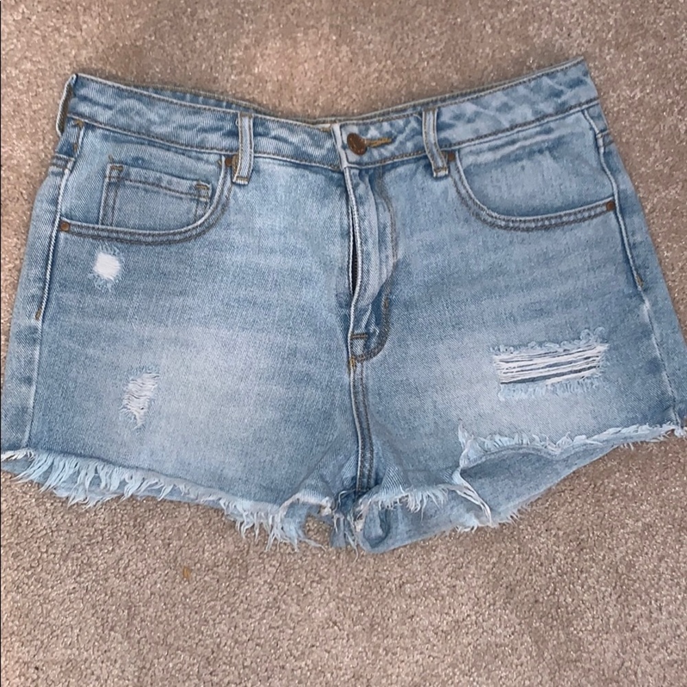 Pacsun high waisted denim shorts